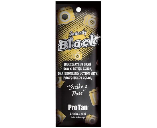 Pro Tan Instantly Black Лосьйон для засмаги в солярії з миттєвими бронзаторами 50XXX, фото 