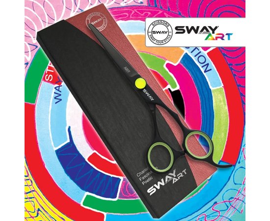 Парикмахерские ножницы Sway Art Neon G 110 30555G 5.5", изображение 3