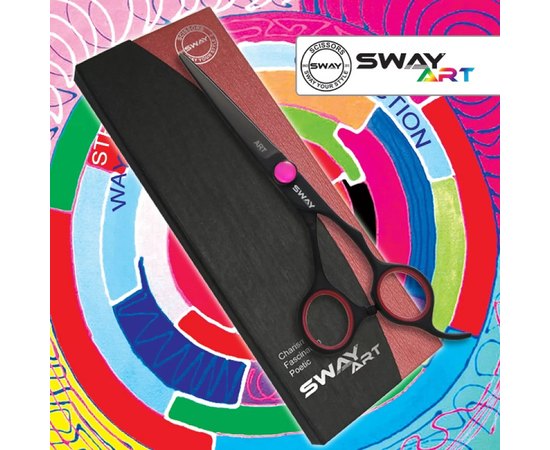 Парикмахерские ножницы Sway Art Neon R 110 30550R 5", изображение 3