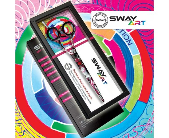 Парикмахерские ножницы Sway Art Fiesta 110 30460 6", изображение 4
