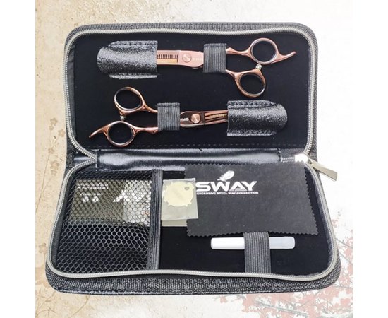 Набор парикмахерских ножниц Sway Art Chokolate 310 6", изображение 2