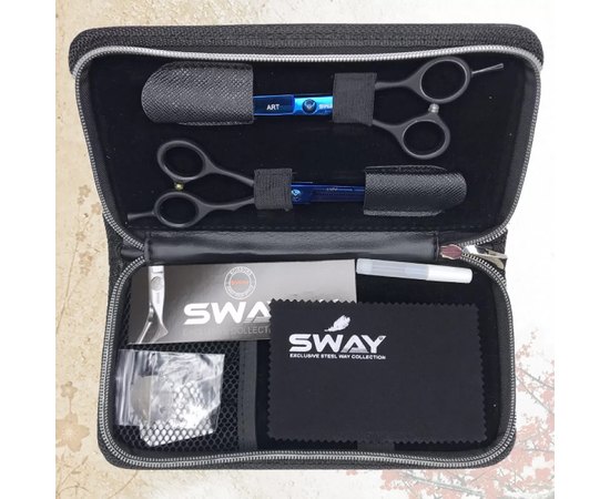Набор парикмахерских ножниц Sway Art Crow Wing 306 6", изображение 2