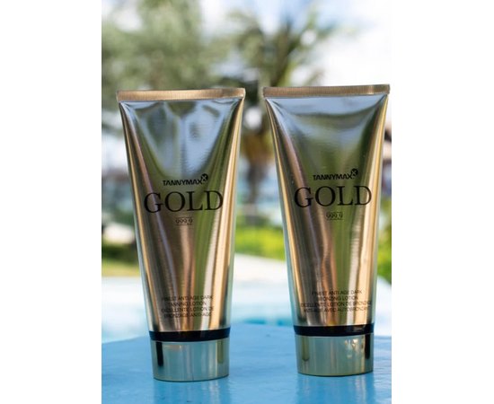 Лосьон для загара в солярии с бронзантами Tannymaxx Gold 999.9 Finest Anti Age Dark Bronzing Lotion, 125 ml, изображение 4