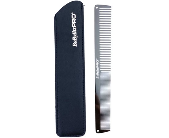Металлическая расческа для волос Babyliss Pro Metal Comb, изображение 2