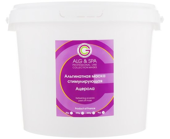 Альгинатная маска стимулирующая Ацерола Alg & Spa Refreshing acerola peel off mask, изображение 2