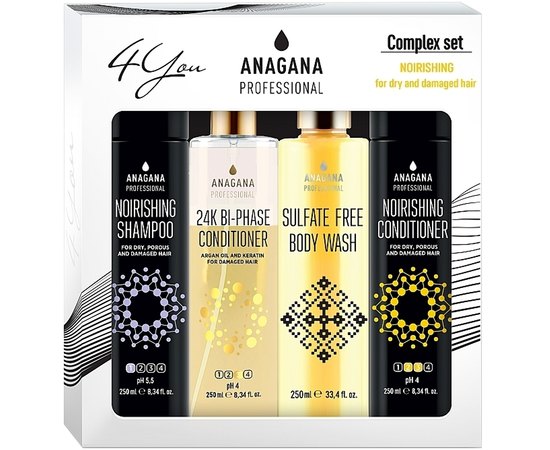 Набір 4 You Живильний Anagana 4 You Nourishing Kit, 4x250 ml, фото _ab__is.image_number.default
