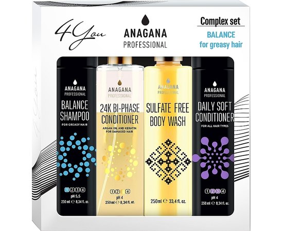 Набір 4 You Баланс Anagana 4 You Balance Kit, 4*250 ml, фото _ab__is.image_number.default