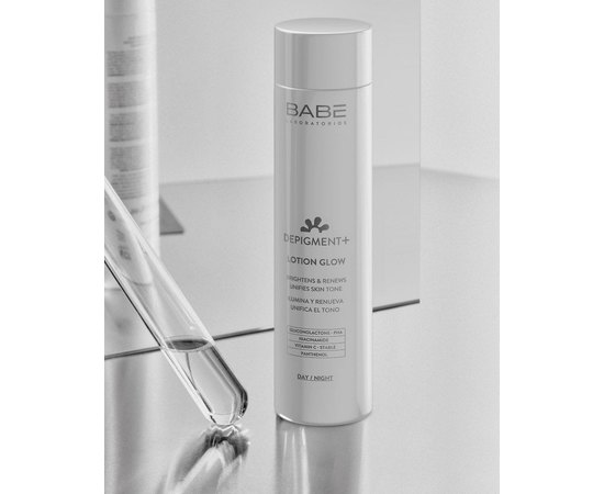 Лосьйон-тонік для рівного тону і сяяння шкіри з антиоксидантною дією Babe Laboratorios Depigment+ Lotion Glow, 150 ml, фото _ab__is.image_number.default