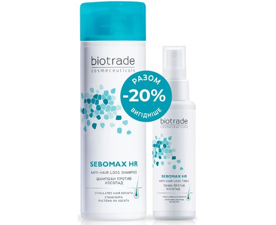 Набор для волос Уход против выпадения Biotrade Sebomax