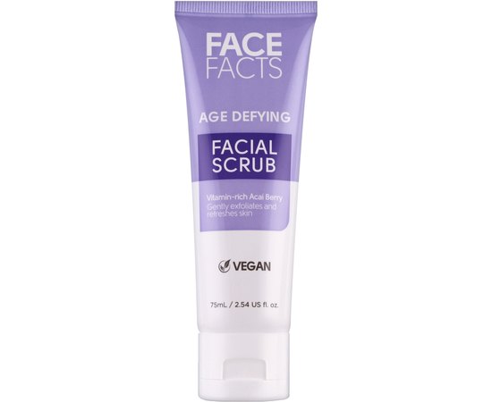 Антивіковий скраб для шкіри обличчя Face Facts Age Defying Facial Scrub, 75 ml, фото 