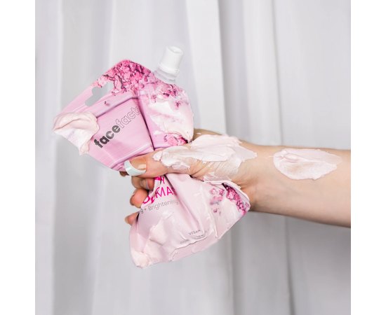 Очищающая грязевая маска для тела Розовая глина Face Facts Body Mud Mask Cleansing Pink Clay, 200 мл, изображение 2