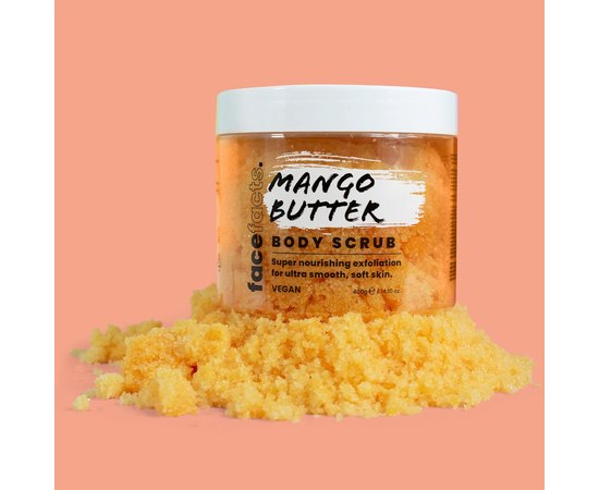 Скраб для тела Манговое масло Face Facts Body Scrubs Mango Butter, 400 g, изображение 3