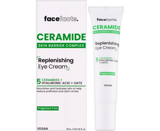 Відновлюючий крем з керамідами для шкіри навколо очей Face Facts Ceramide Replenishing Eye Cream, 15 ml, фото _ab__is.image_number.default