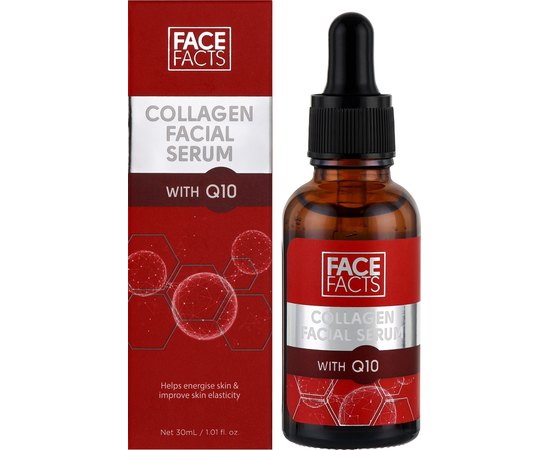 Сировотка для шкіри обличчя з колагеном та коензимом Q10 Face Facts Collagen & Q10 Face Serum, 30 ml, фото _ab__is.image_number.default