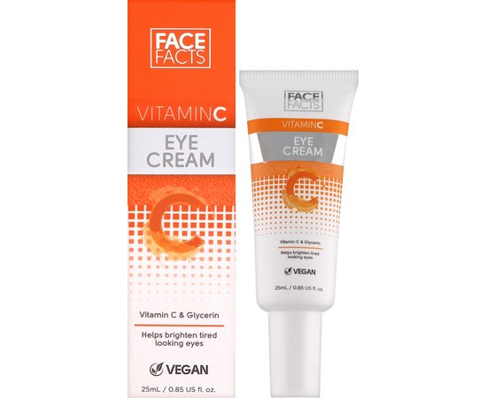 Крем для кожи вокруг глаз с витамином С Face Facts Vitamin C Eye Cream, 25 ml, изображение 2