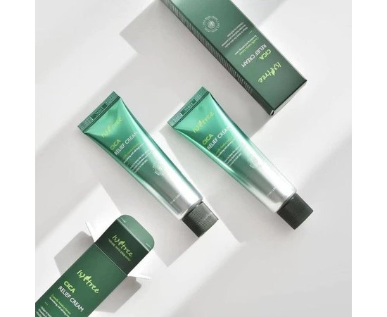 Крем заспокійливий з екстрактом центелли Isntree Cica Relief Cream, 50 ml, фото _ab__is.image_number.default