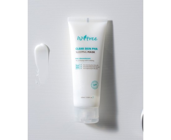 Маска ночная обновляющая с PHA кислотой Isntree Clear Skin PHA Sleeping Mask, 100 ml, изображение 3