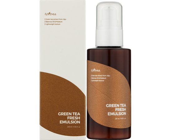 Емульсія освіжаюча на основі зеленого чаю Isntree Green Tea Fresh Emulsion, 120 ml, фото _ab__is.image_number.default