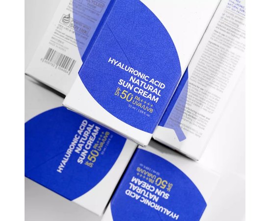Крем сонцезахисний Isntree Hyaluronic Acid Natural Sun Cream SPF 50+ PA++++, 50 ml, фото _ab__is.image_number.default
