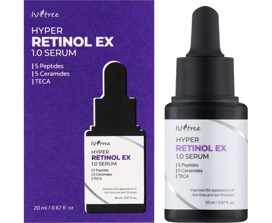 Сыворотка антивозрастная с ретинолом Isntree Hyper Retinol EX 1.0 Serum, 20 ml, изображение 2