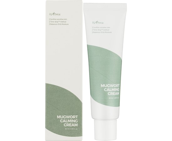 Крем заспокійливий з екстрактом полину Isntree Mugwort Calming Cream, 50 ml, фото _ab__is.image_number.default