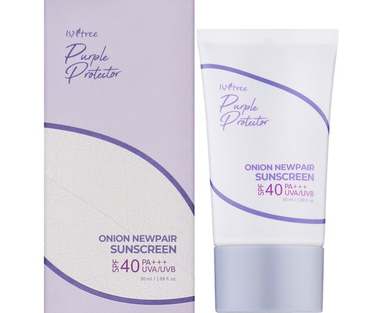 Крем сонцезахисний Isntree Onion Newpair Sunscreen SPF 40+ PA++++, 50 ml, изображение 2