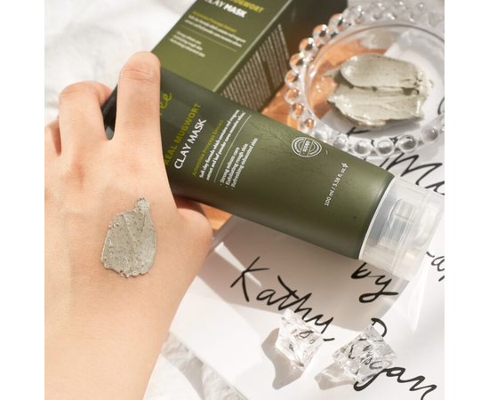 Маска глиняная очищающая с экстрактом полыни Isntree Real Mugwort Clay Mask, 100 ml, изображение 2