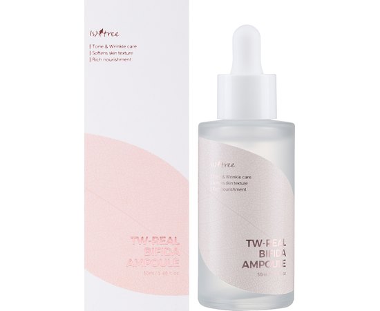 Сыворотка омолаживающая с лизатом бифидобактерий Isntree TW-REAL Bifida Ampoule, 50 ml, изображение 2
