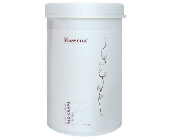 Обертывание для тела Красный виноград Massena Body Wrap Red Grape Anti-Age, 1000 g, изображение 2