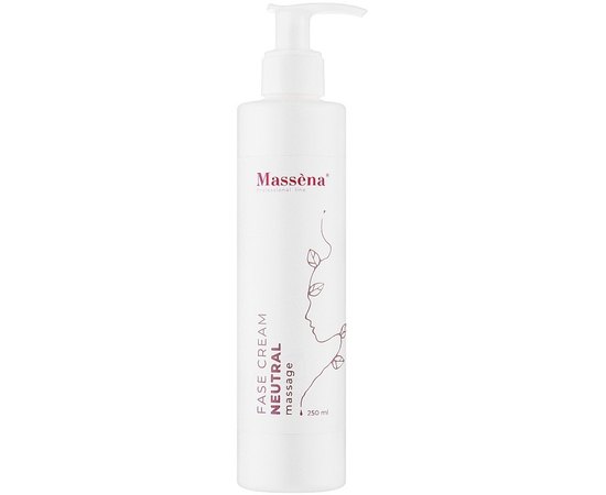 Крем для масажу обличчя Нейтральний Massena Neutral Massaging Face Cream, 250 ml, фото 