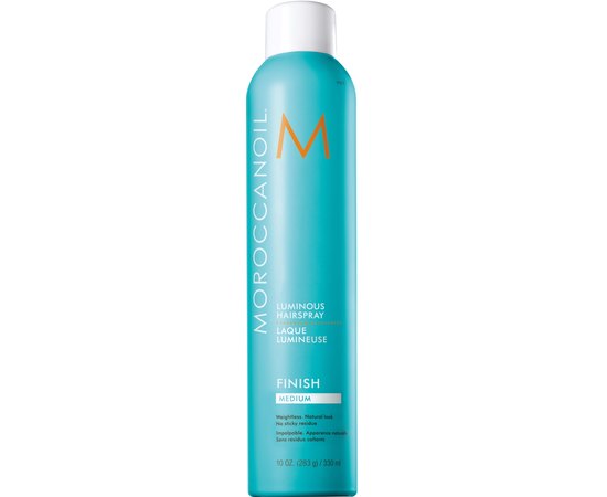Сияющий лак для волос средней фиксации MoroccanOil Luminous Hairspray Medium Hold, изображение 2