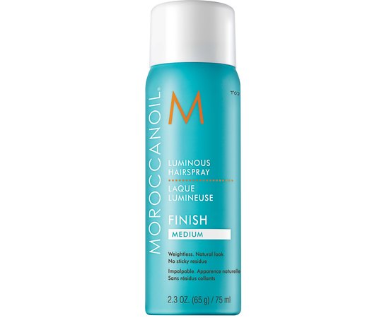 Сяючий лак для волосся середньої фіксації MoroccanOil Luminous Hairspray Medium Hold, фото 