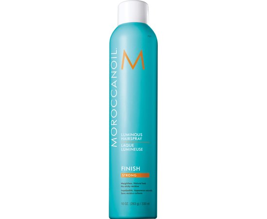 Сияющий лак для волос сильной фиксации MoroccanOil Luminous Hairspray Strong Hold, изображение 2