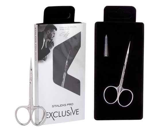 Ножницы профессиональные для кутикулы Staleks Pro Exclusive 22 Type 1 Magnolia, изображение 3