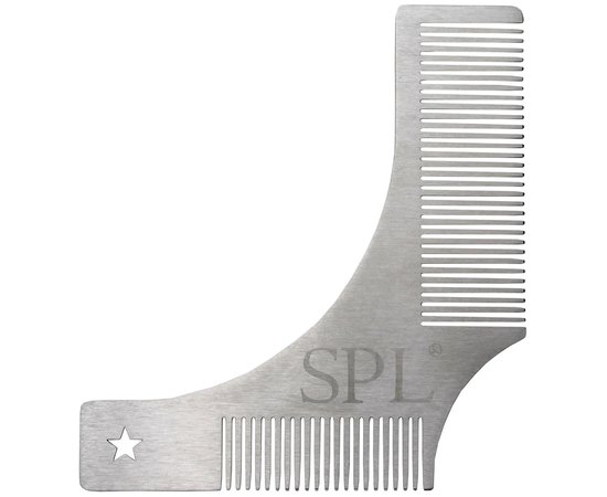 Металевий гребінець-трафарет для бороди SPL, 1201, фото _ab__is.image_number.default