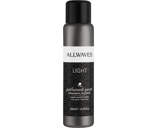 Лосьон для завивки без аммиака для тонких и окрашенных волос Allwaves Perfumed Ammonia-Free Perm Light, 500ml