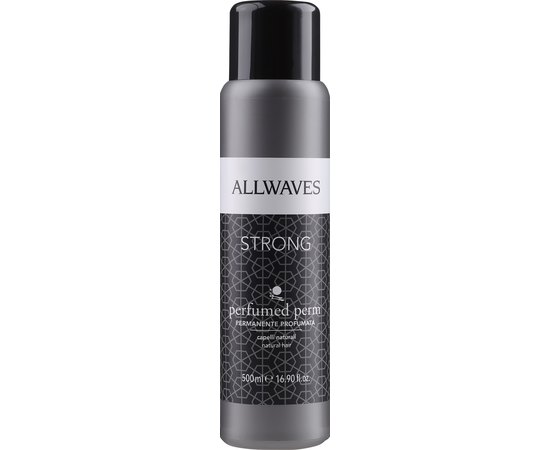 Лосьйон для завивки без аміаку для нормального та жорсткого волосся Allwaves Perfumed Ammonia-Free Perm Strong, 500 ml, фото 