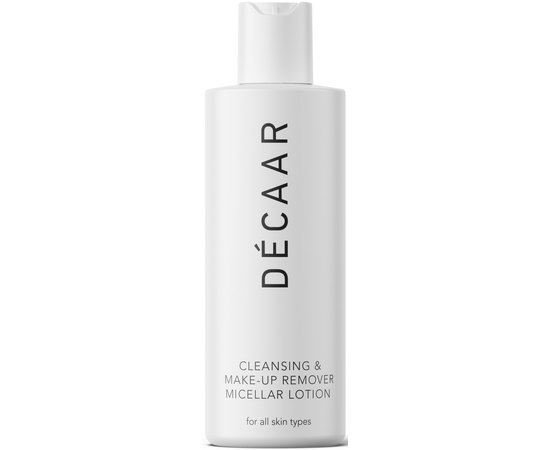 Лосьйон міцелярний для очищення і зняття макіяжу Decaar Cleansing and Make-up Remover Micellar Lotion, 200 ml, фото 
