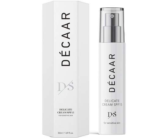Крем деликатный увлажняющий SPF15 для чувствительной и раздраженной кожи Decaar Delicate Cream SPF15, 50 ml, изображение 2