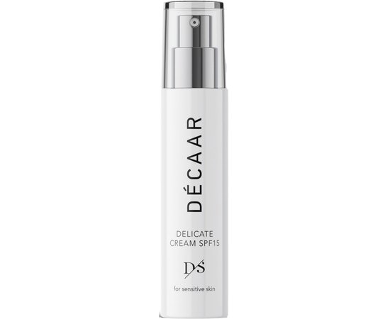 Крем делікатний зволожувальний SPF15 для чутливої та подразненої шкіри Decaar Delicate Cream SPF15, 50 ml, фото 