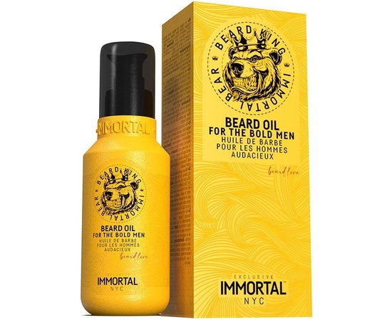 Олія для догляду за бородою Immortal Bear Beard Oil, 100 ml, фото 