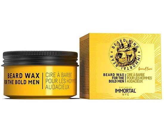 Воск для укладки бороды Immortal Bear Beard Wax, 50 ml