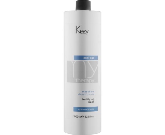 Маска-бальзам для придания густоты лишенным жизненной силы волосам Kezy My Therapy Anti-Age Bodifying Mask, изображение 3