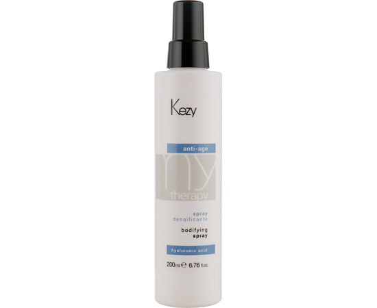 Cпрей для надання густоти позбавленому життєвої сили волоссю Kezy My Therapy Anti-Age Bodifying Spray, 200 ml, фото 