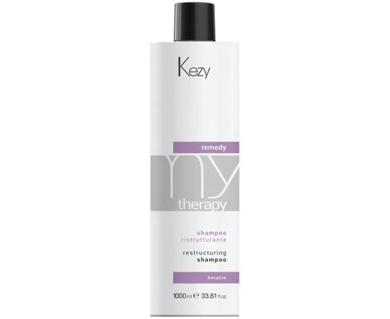 Реструктуруючий шампунь з кератином Kezy My Therapy Remedy Restructuring Shampoo, фото _ab__is.image_number.default
