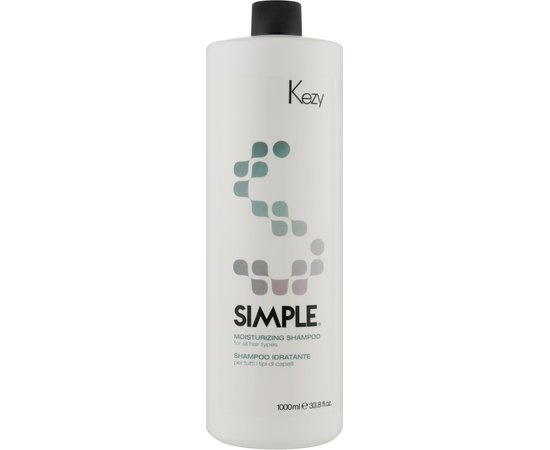 Зволожуючий шампунь Kezy Simple Moisturizing Shampoo, 1000 ml