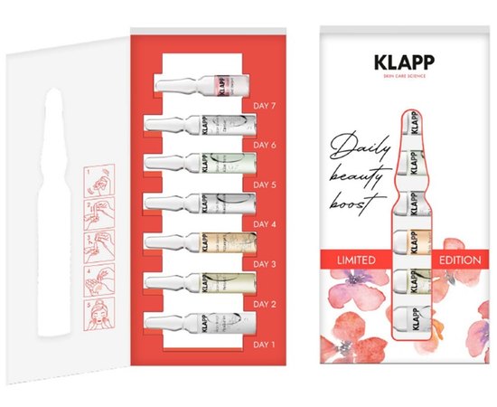 Набор подарочных ампул Klapp Beauty Treatment Set, 7 амп