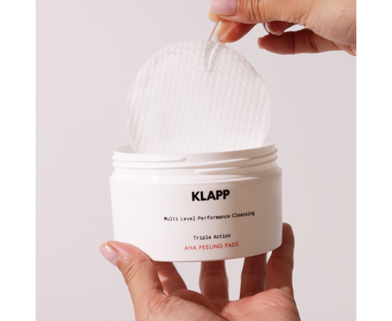 Пилинг-диски АНА Тройное действие Klapp Triple Action AНА Peeling Pads, 40 шт, изображение 4