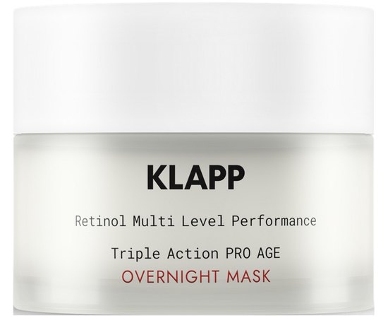 Ночная маска Ретинол Проэйдж Klapp Triple Action Retinol Pro Age Overnight Mask, 50 ml