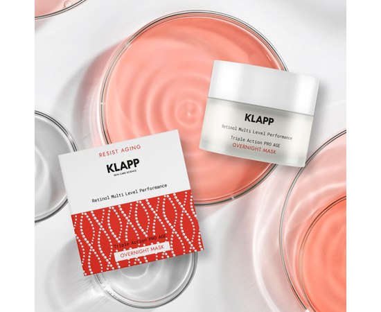 Нічна маска Ретинол Проейдж Klapp Triple Action Retinol Pro Age Overnight Mask, 50 ml, фото _ab__is.image_number.default